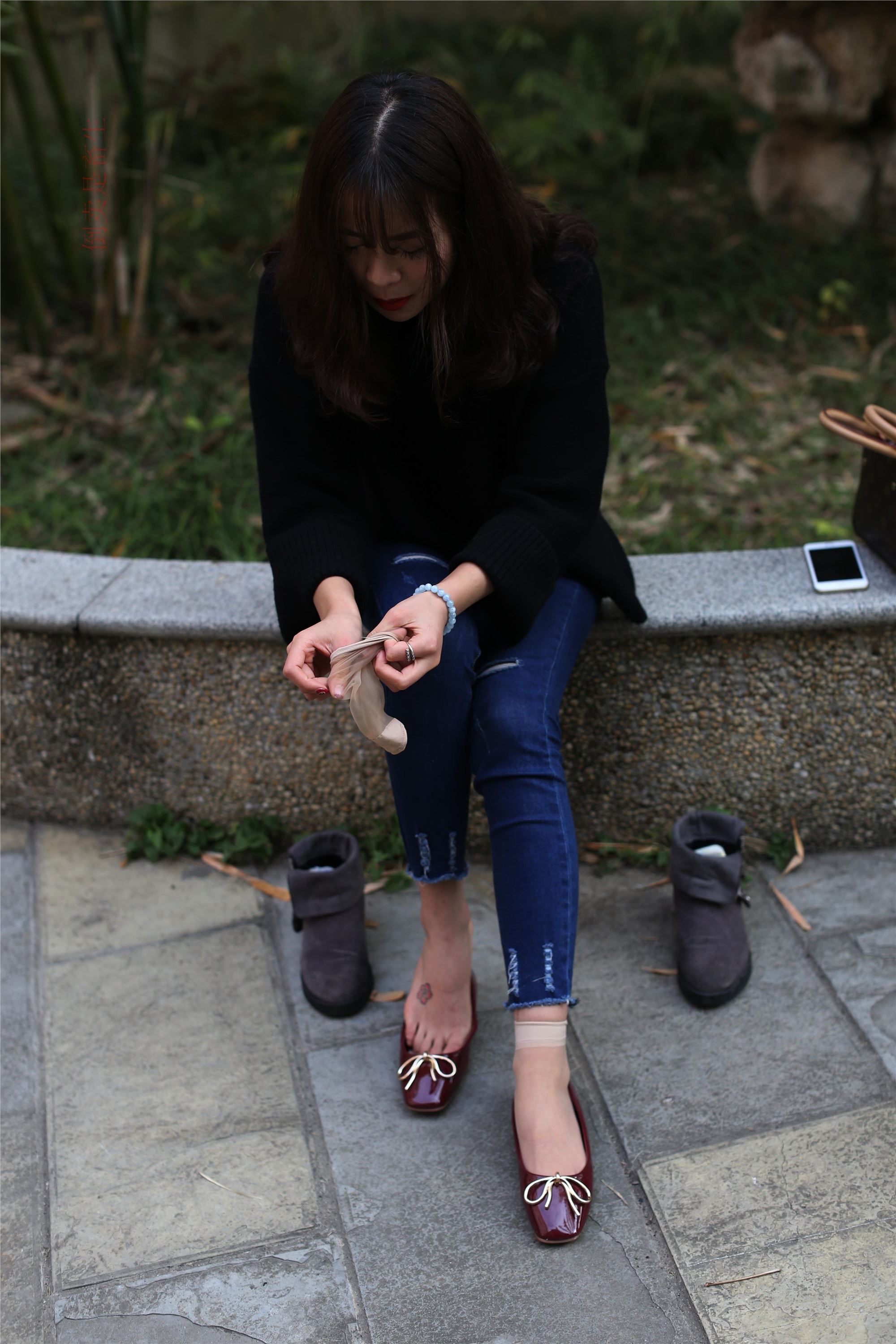 大西瓜美女图片 Z5-5 深牛短丝450P1