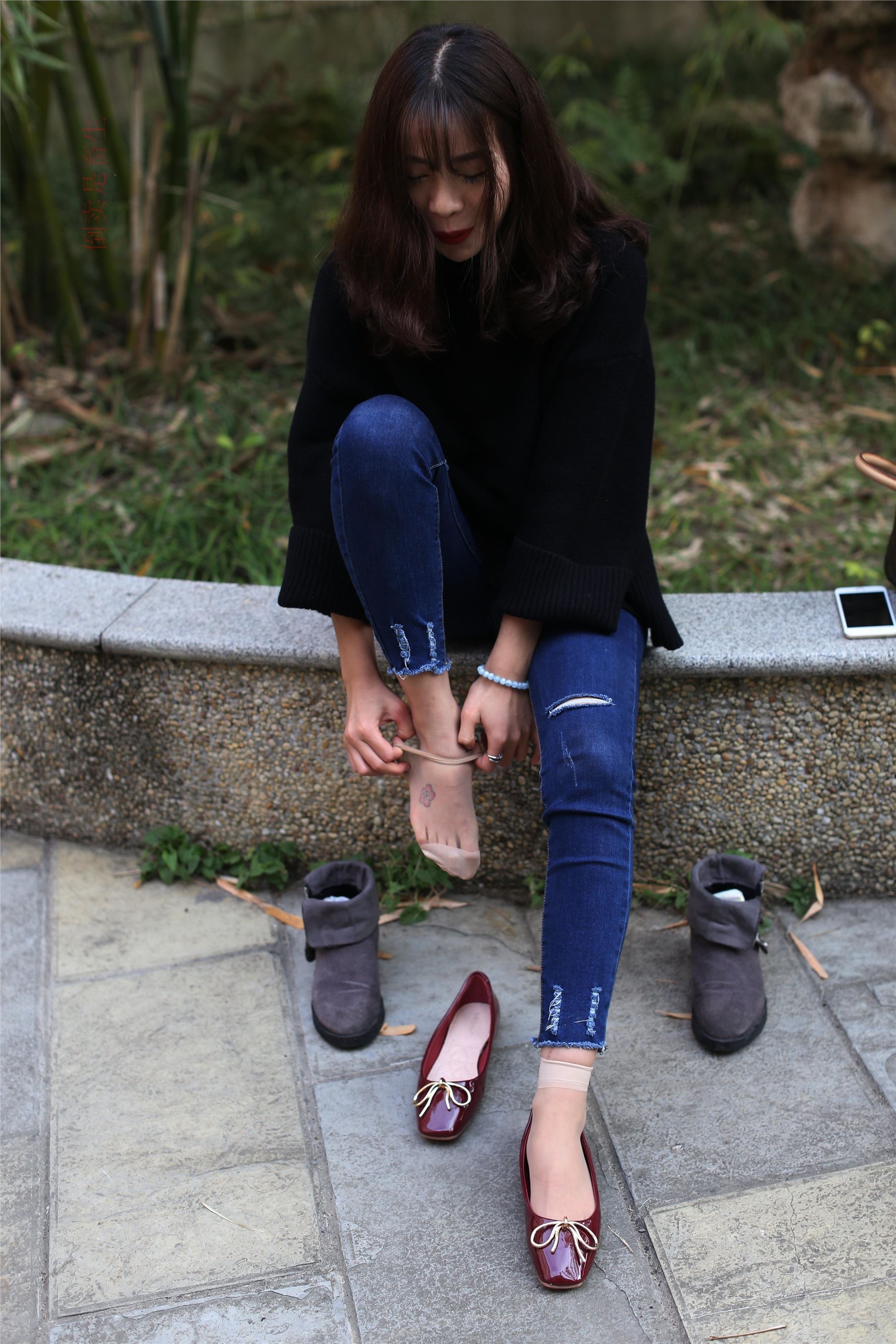 大西瓜美女图片 Z5-5 深牛短丝450P1