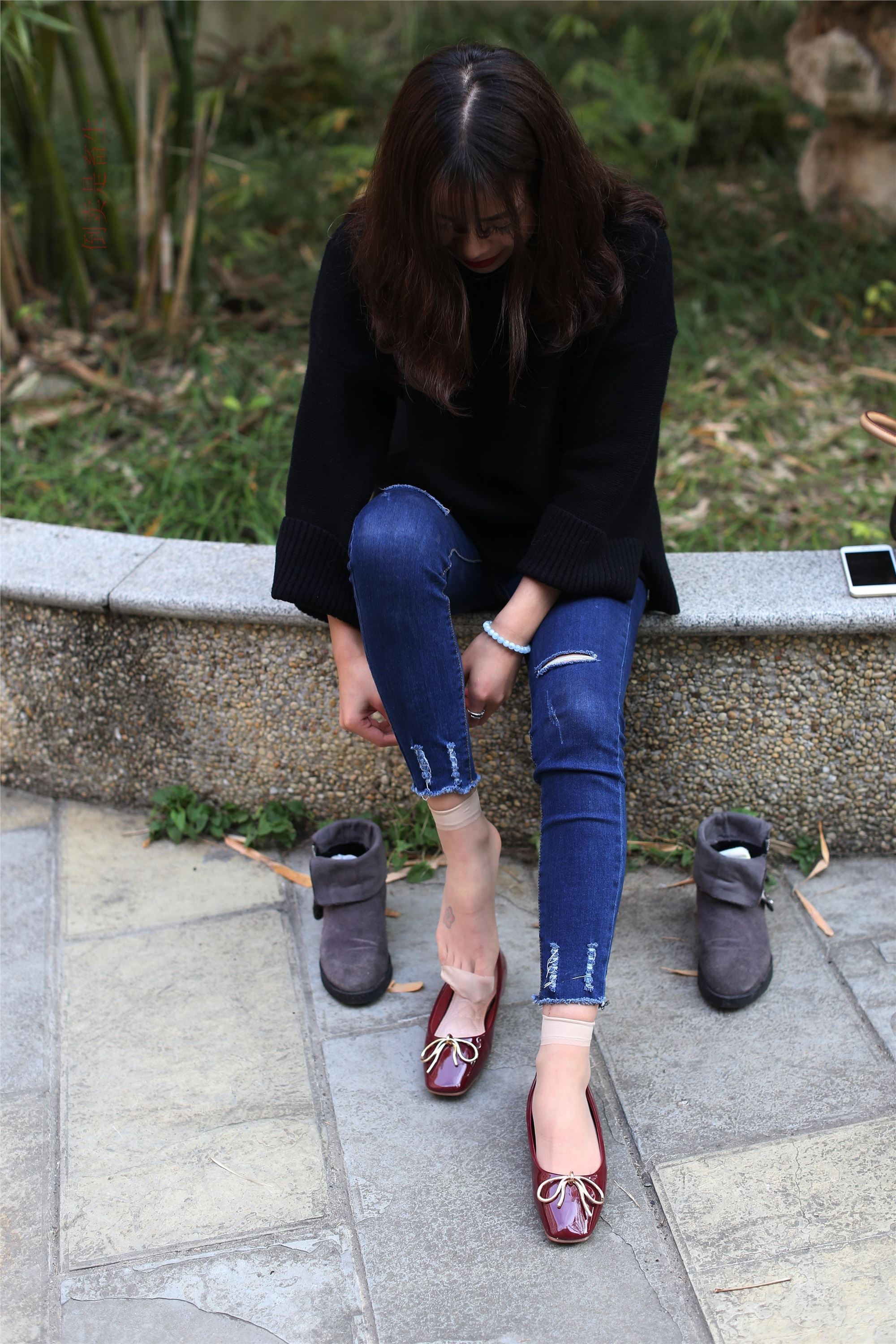 大西瓜美女图片 Z5-5 深牛短丝450P1