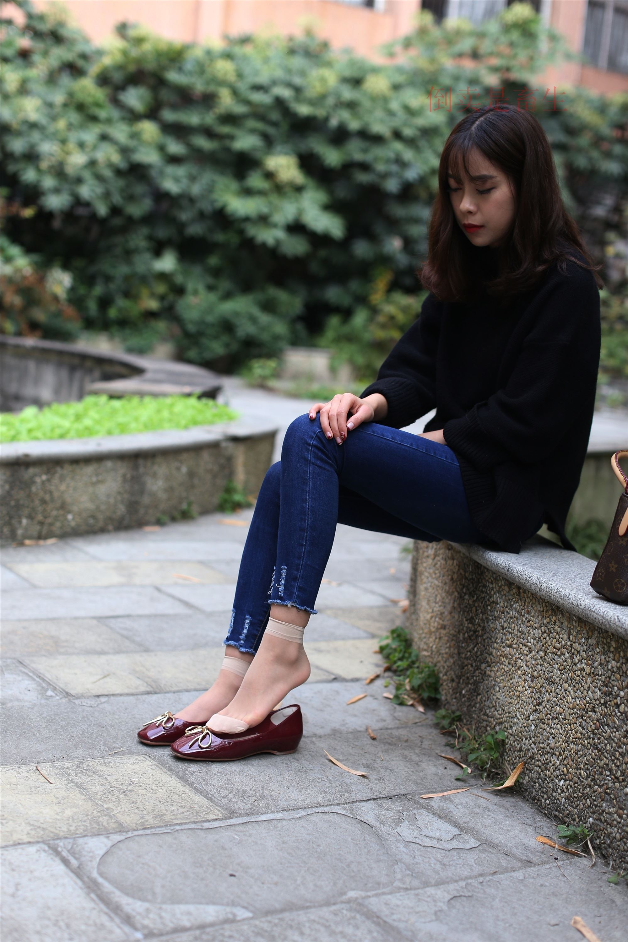 大西瓜美女图片 Z5-5 深牛短丝450P1