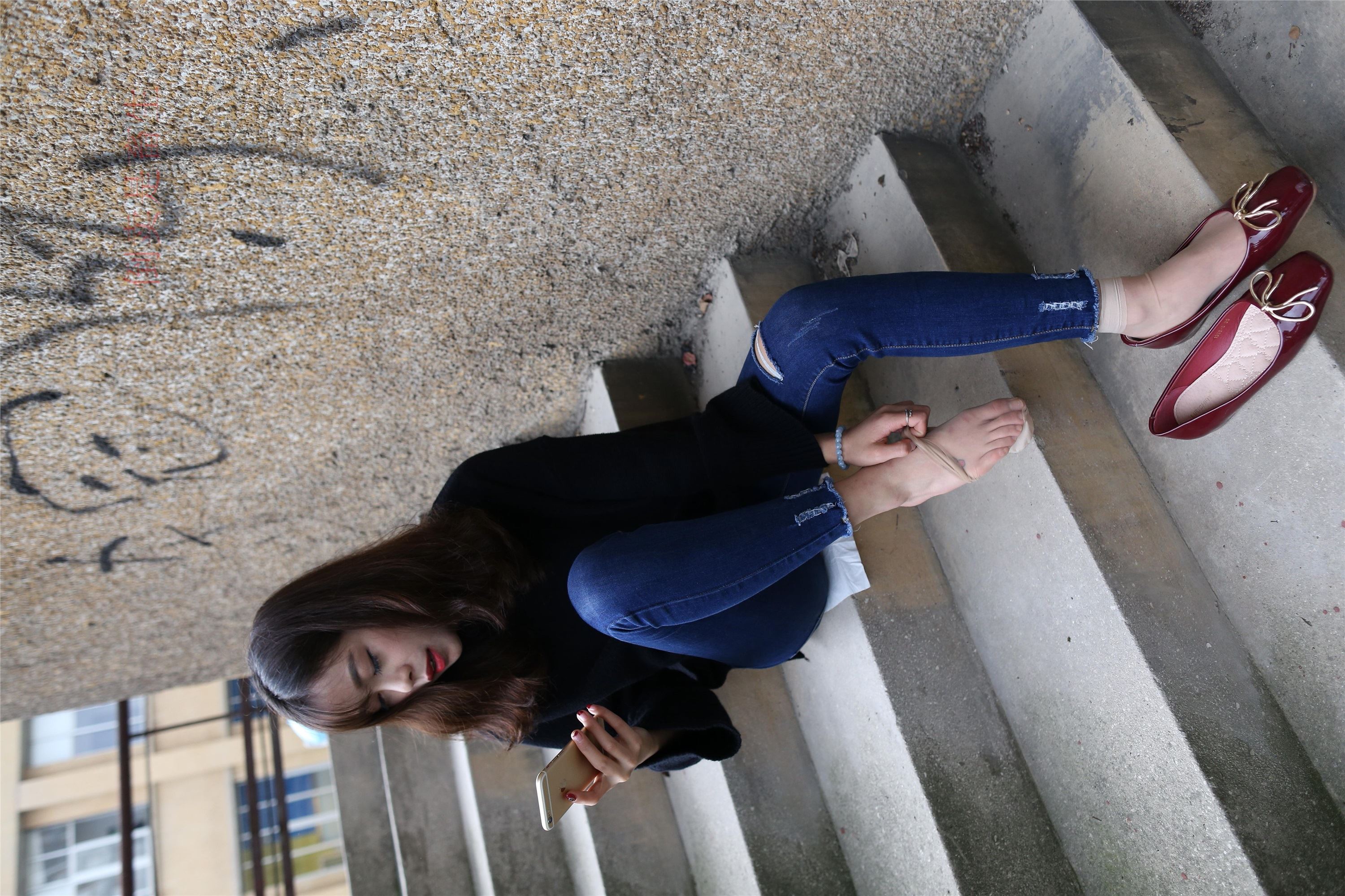 大西瓜美女图片 Z5-5 深牛短丝450P3