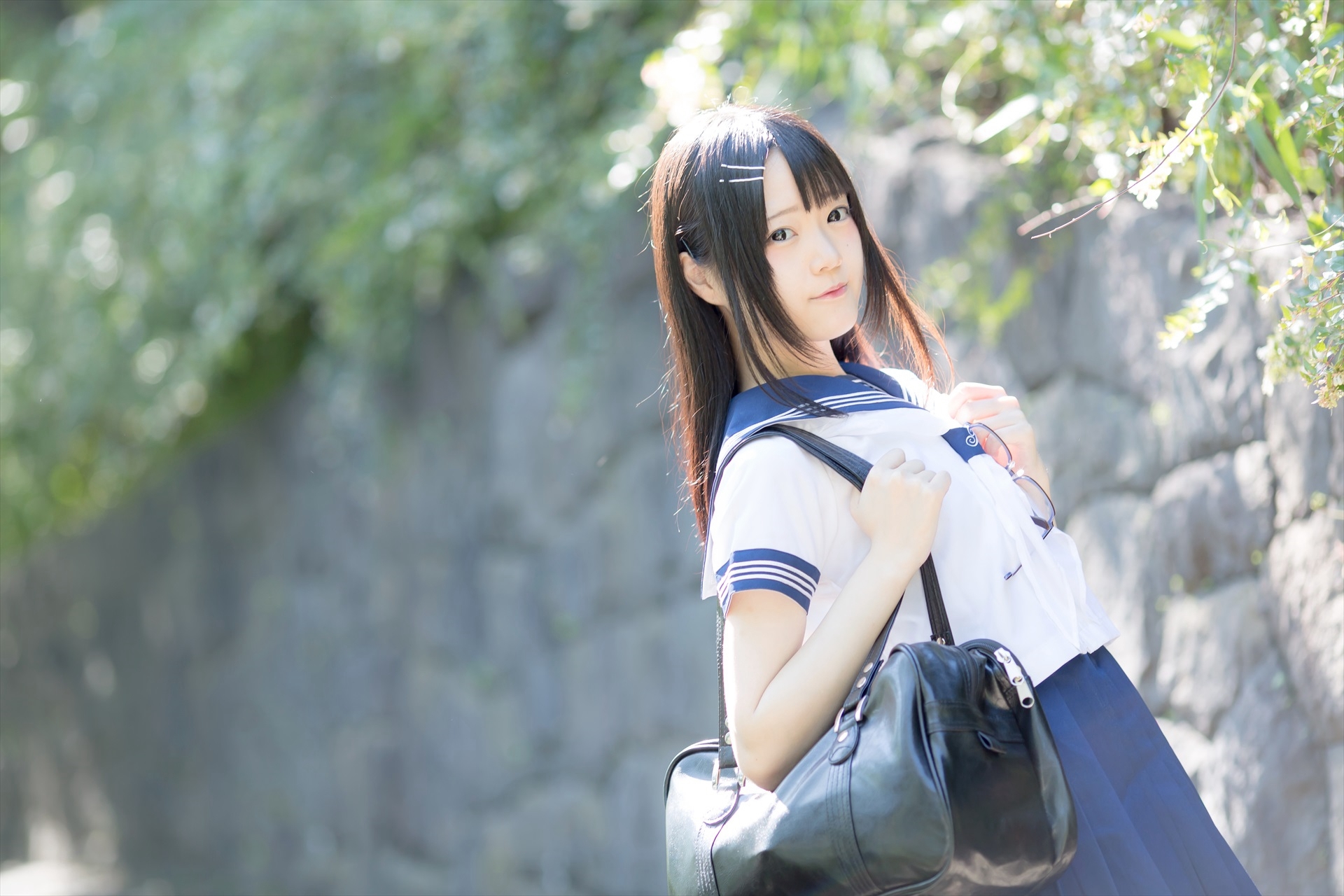 兔玩映画系列 写真-死库水与水手服