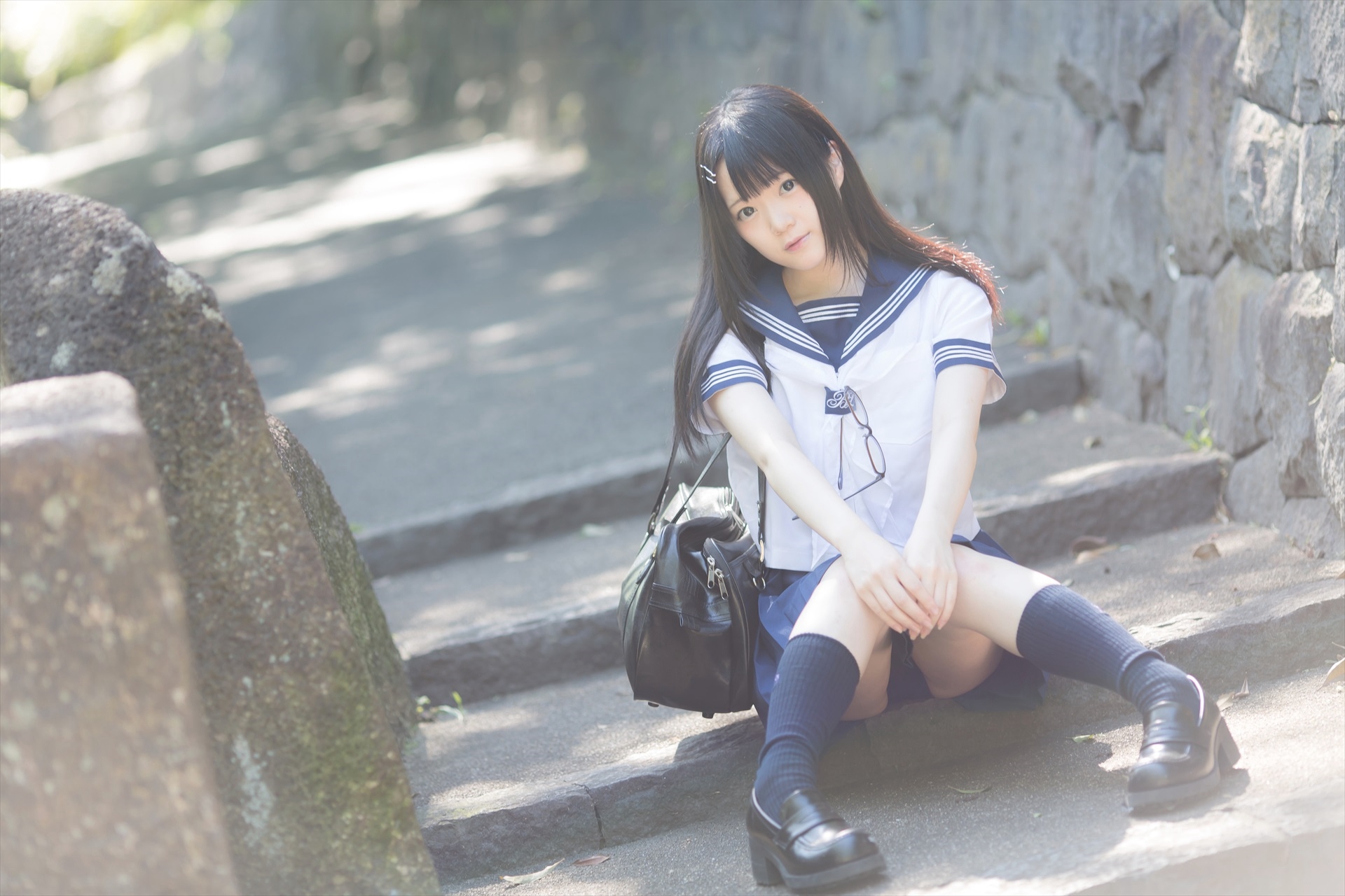 兔玩映画系列 写真-死库水与水手服