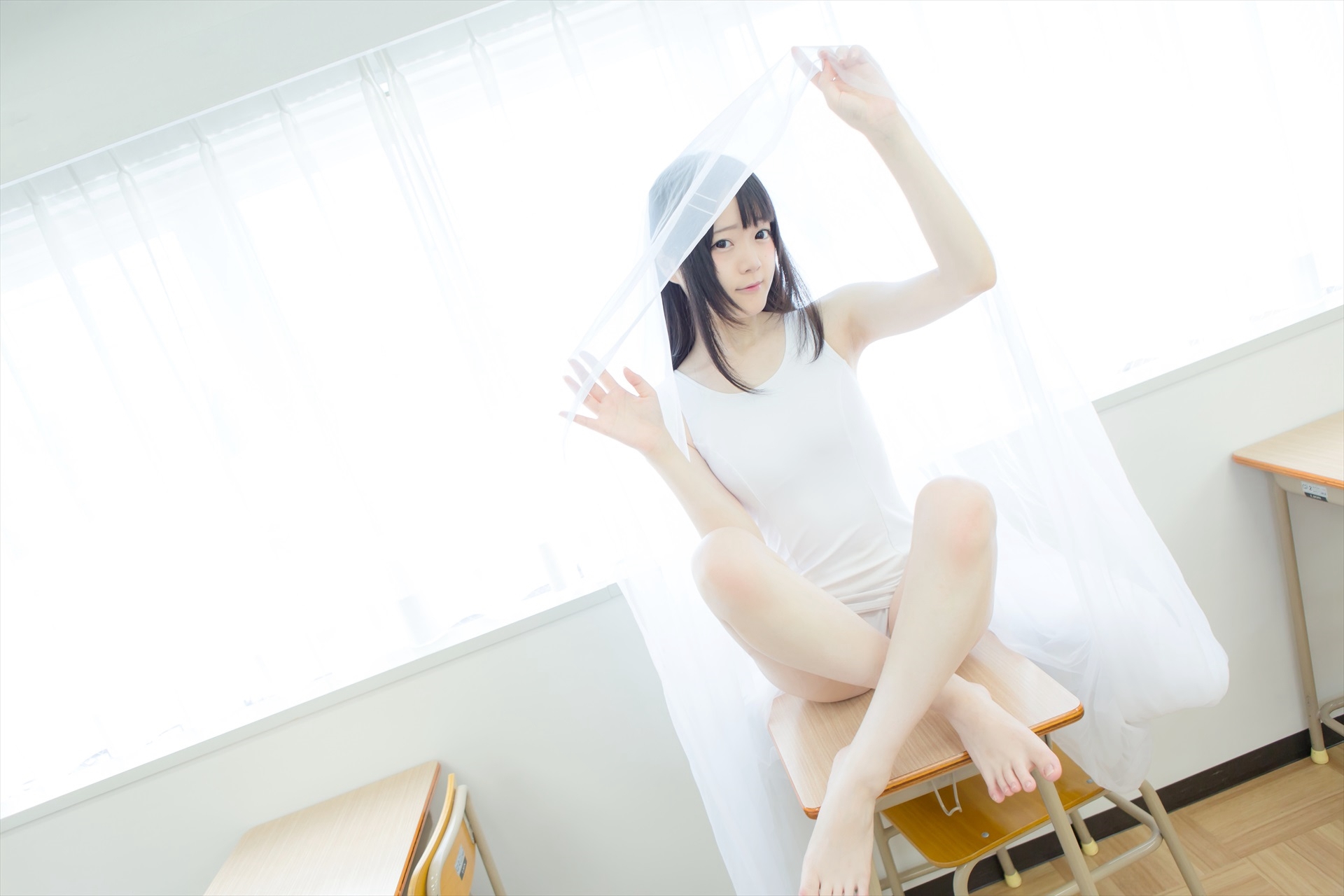 兔玩映画系列 写真-死库水与水手服