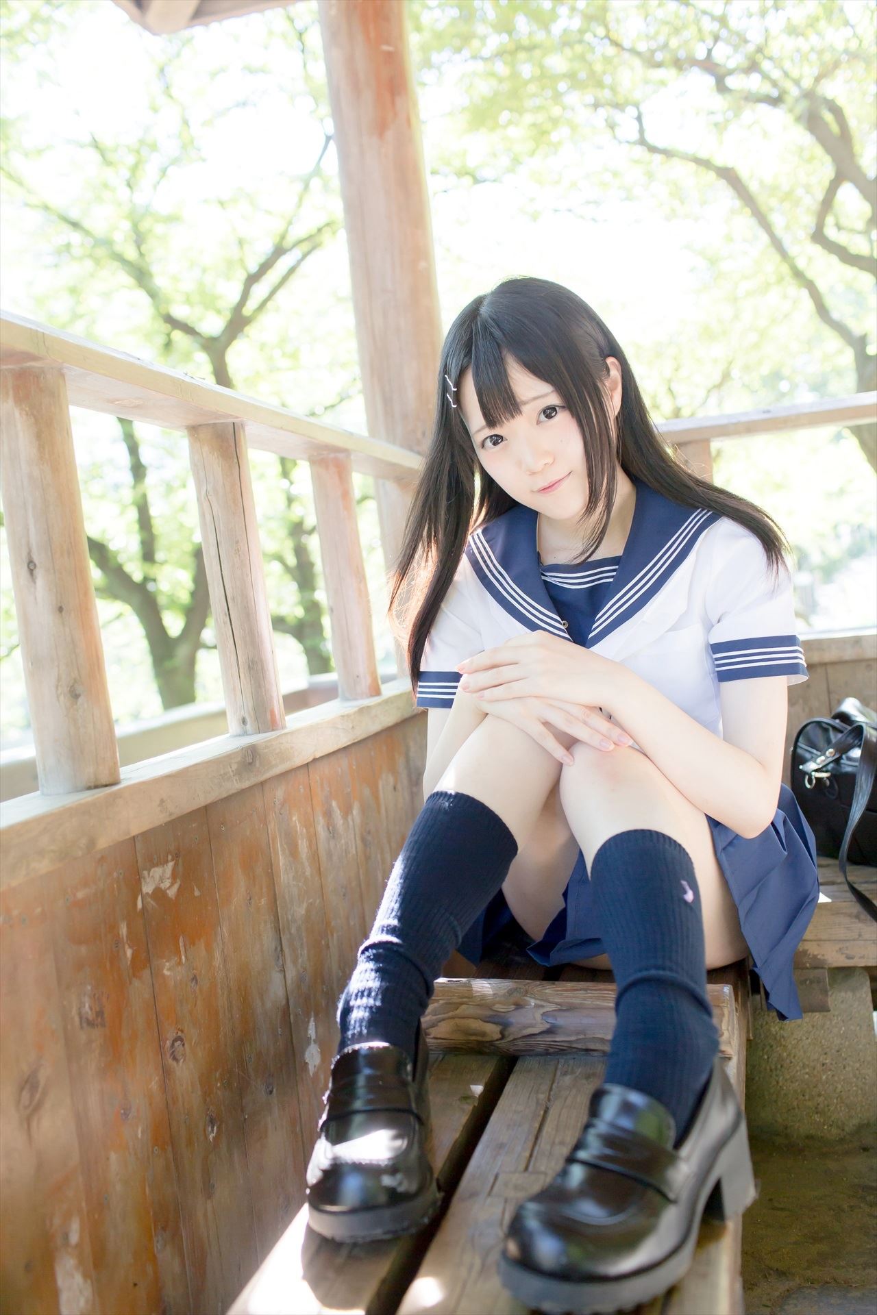 兔玩映画系列 写真-死库水与水手服