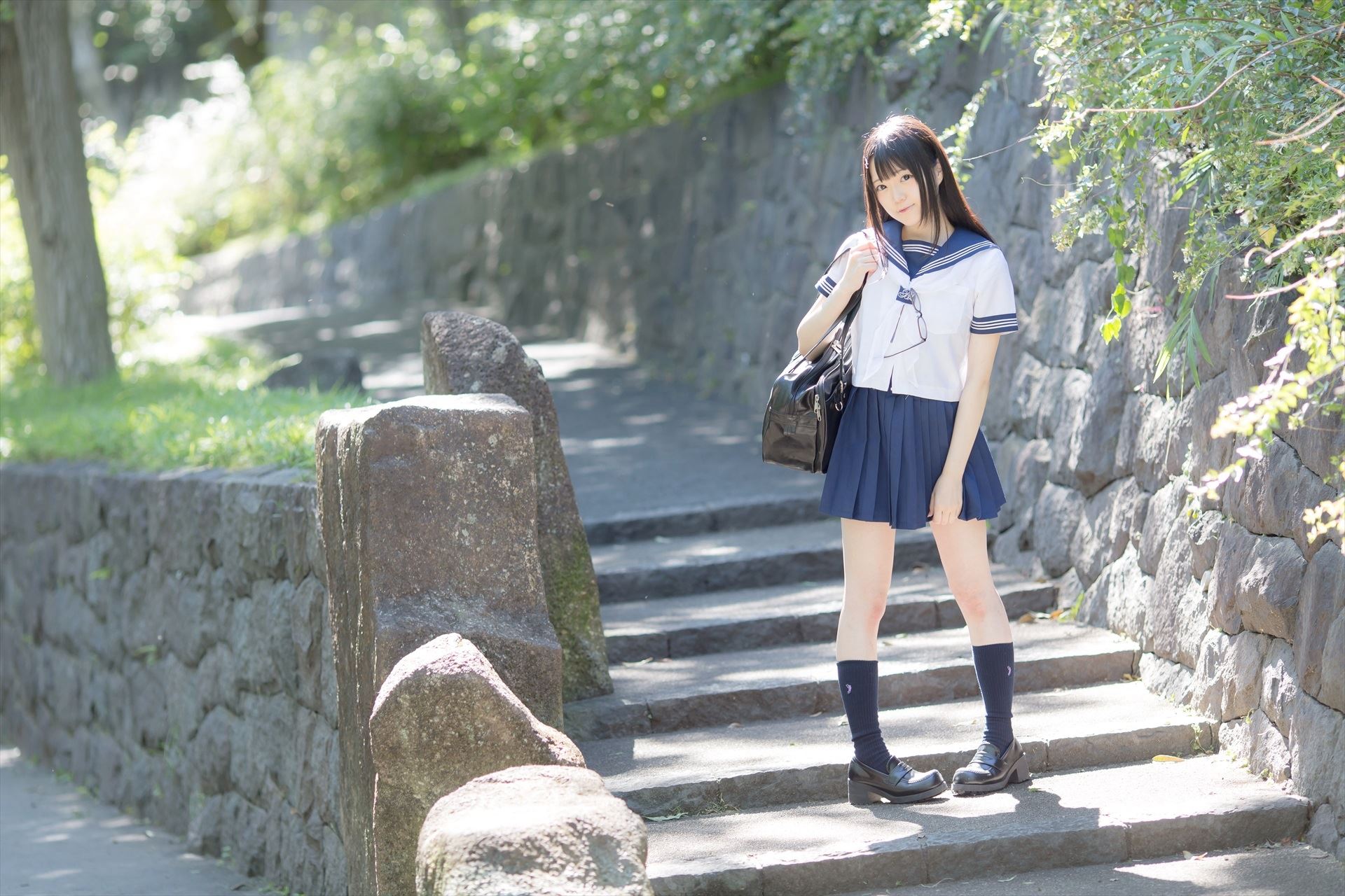 兔玩映画系列 写真-死库水与水手服