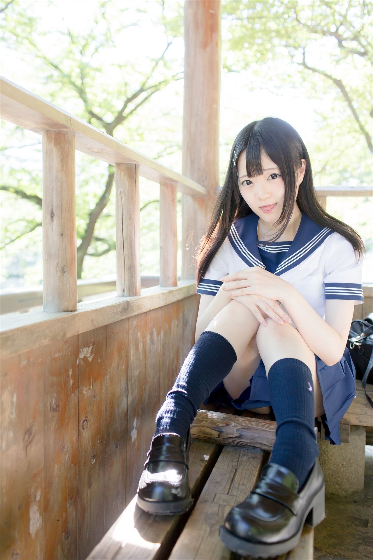 兔玩映画系列 写真-死库水与水手服