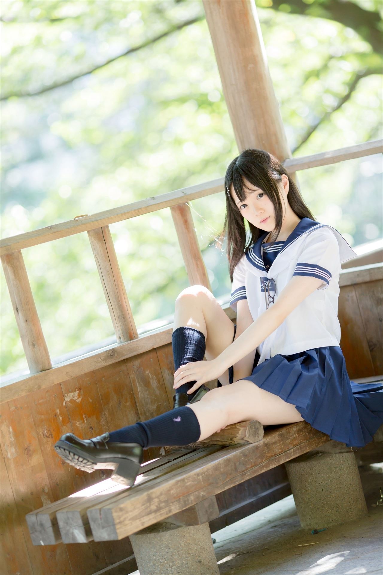 兔玩映画系列 写真-死库水与水手服