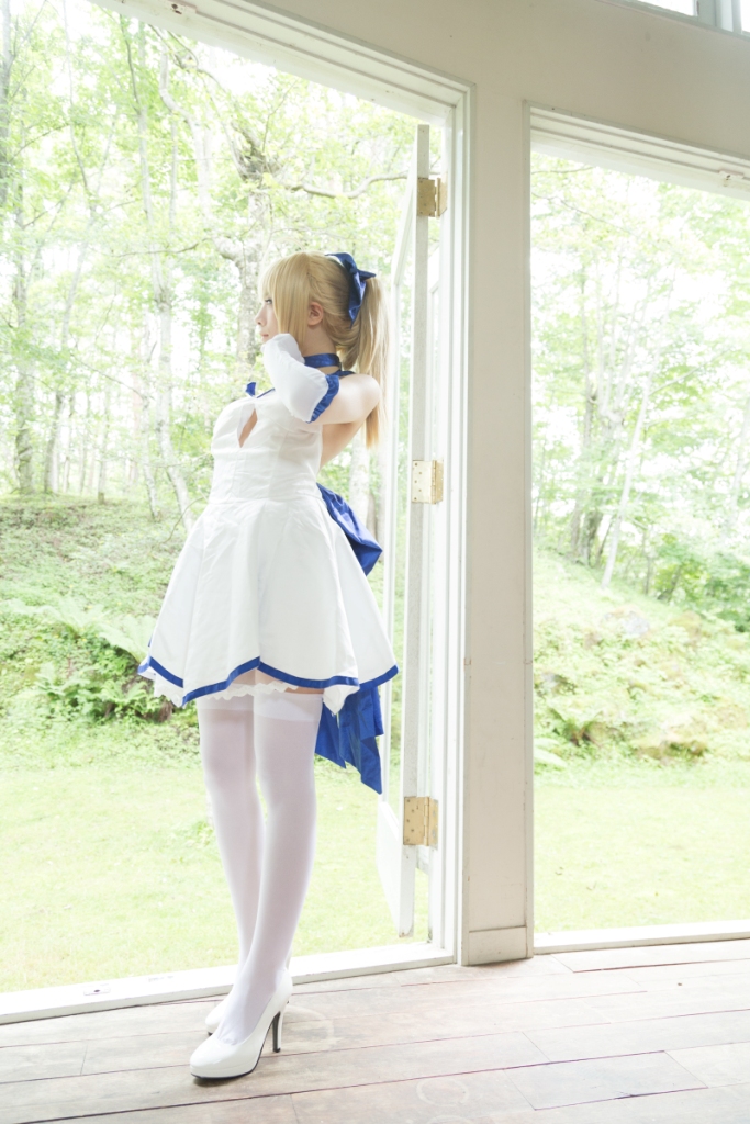 兔玩映画系列 写真-白saber