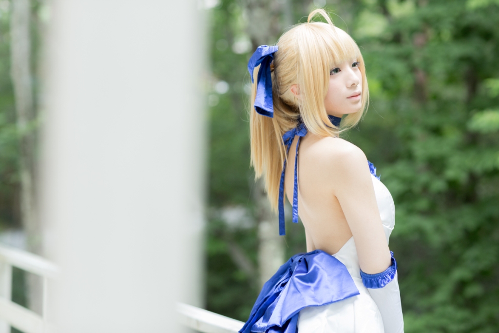 兔玩映画系列 写真-白saber