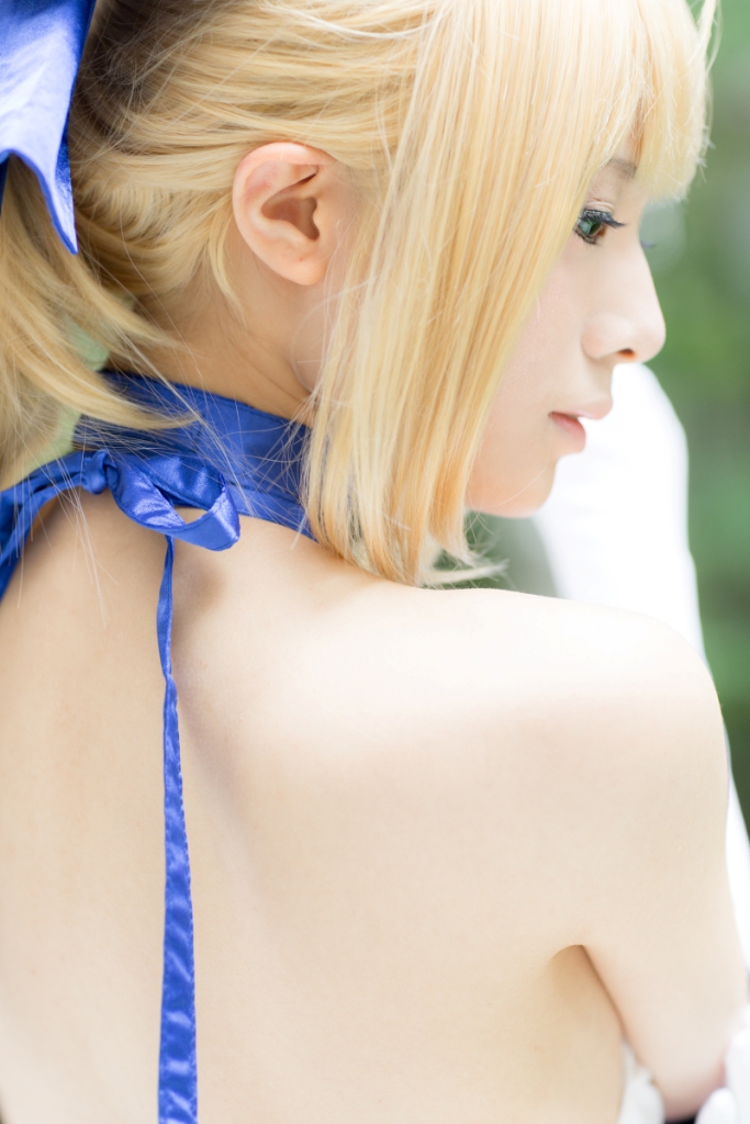 兔玩映画系列 写真-白saber