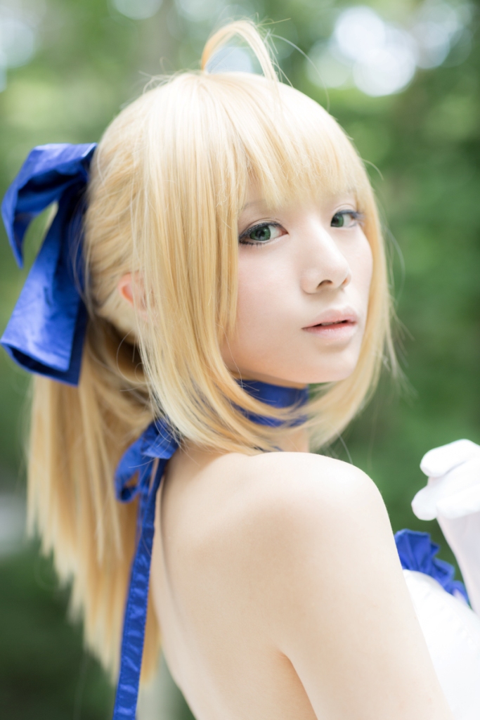 兔玩映画系列 写真-白saber