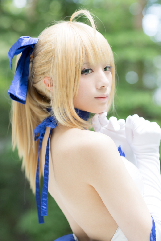 兔玩映画系列 写真-白saber