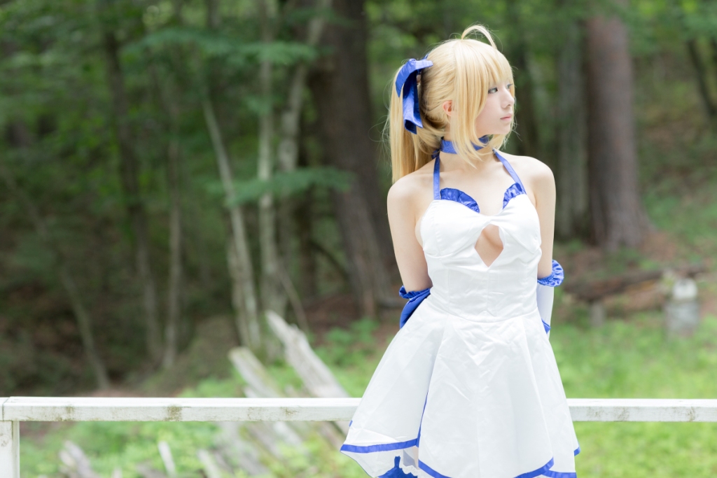 兔玩映画系列 写真-白saber