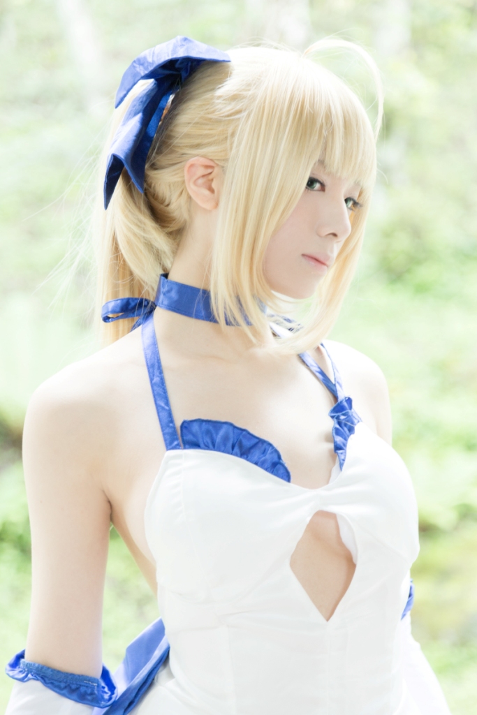 兔玩映画系列 写真-白saber