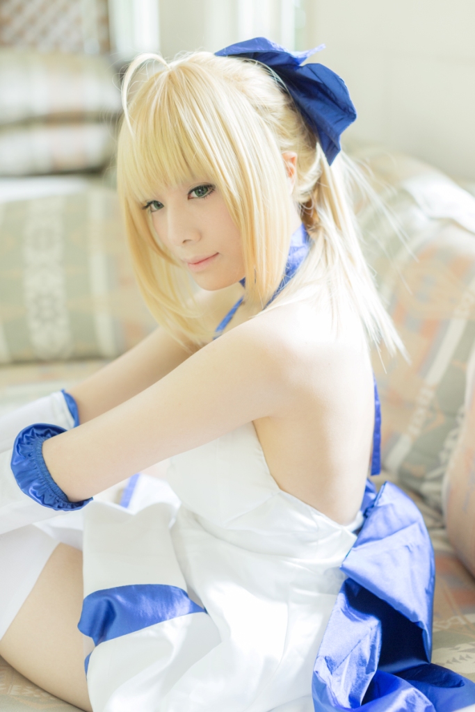 兔玩映画系列 写真-白saber