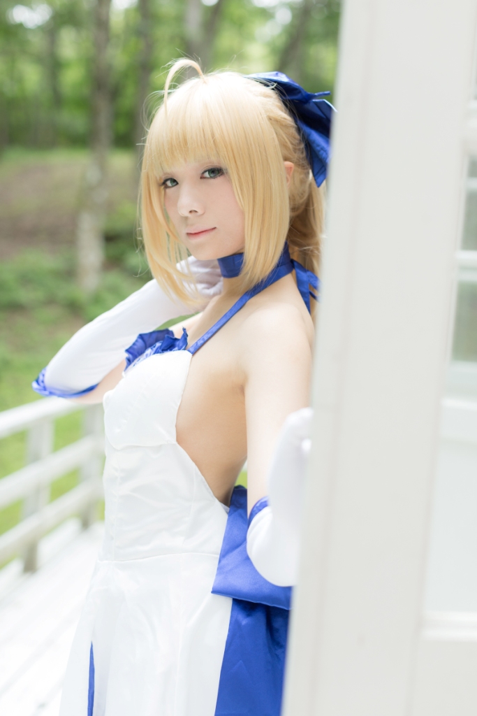 兔玩映画系列 写真-白saber