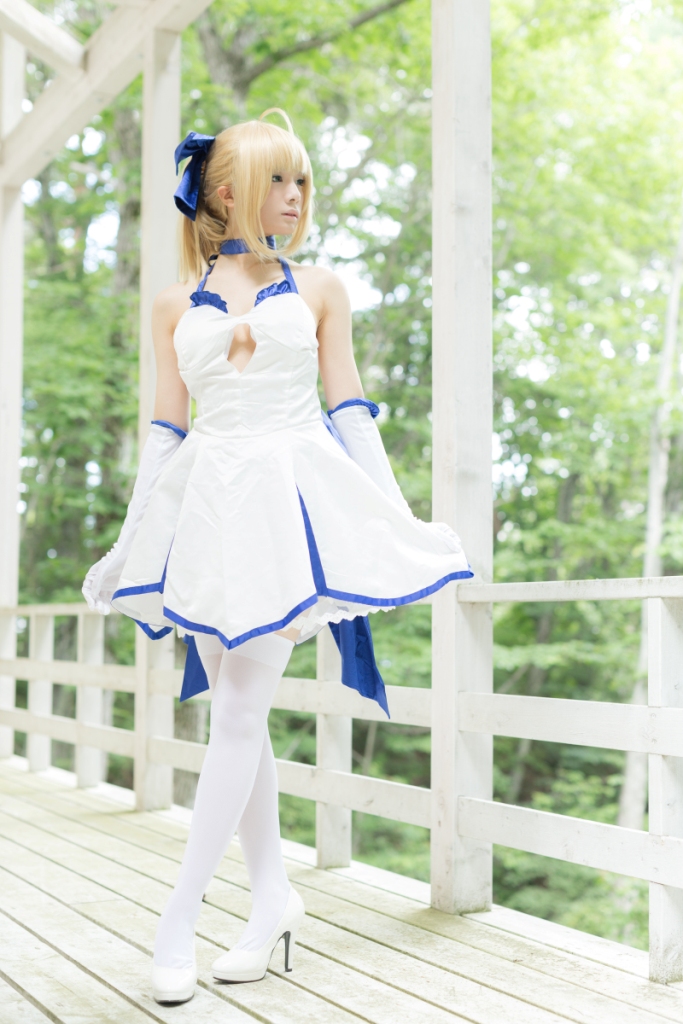 兔玩映画系列 写真-白saber