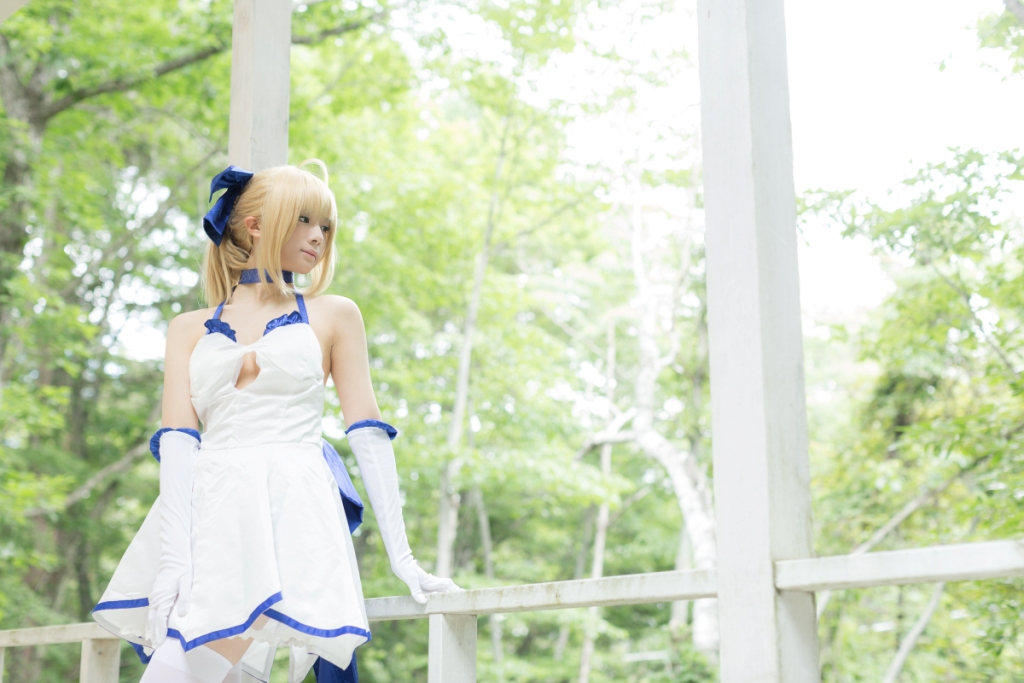 兔玩映画系列 写真-白saber