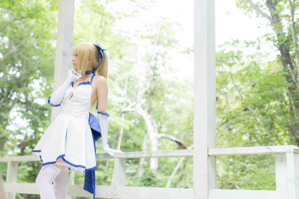 兔玩映画系列 写真-白saber