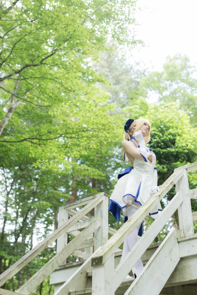 兔玩映画系列 写真-白saber