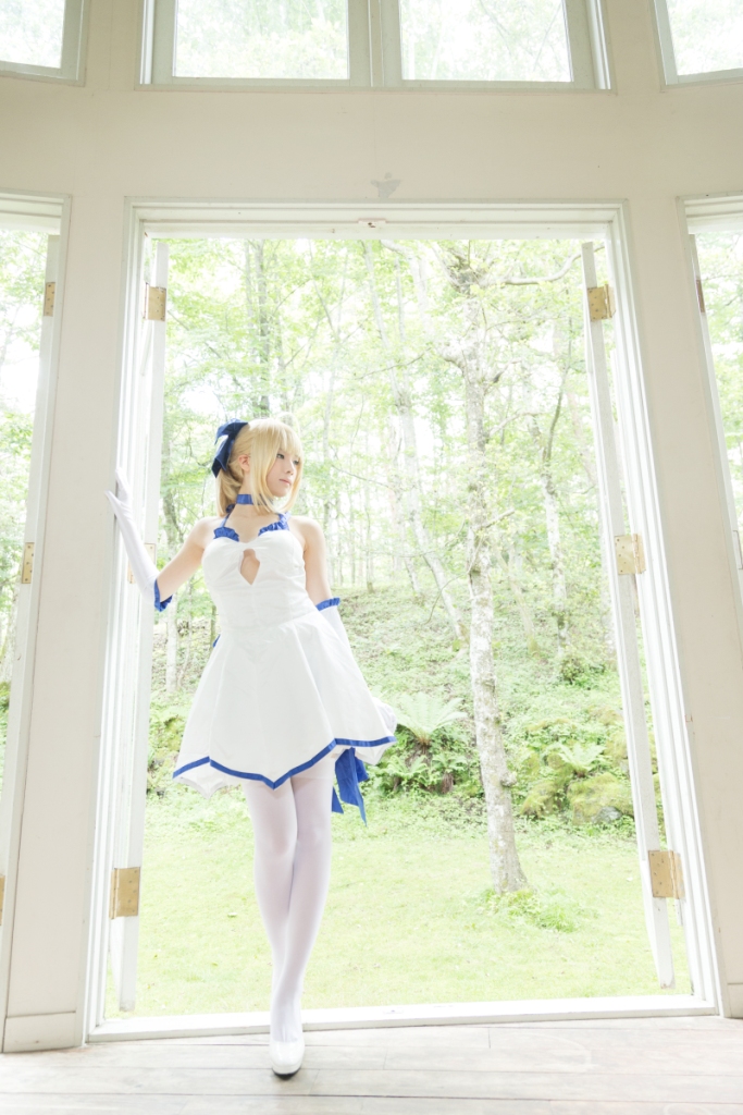 兔玩映画系列 写真-白saber