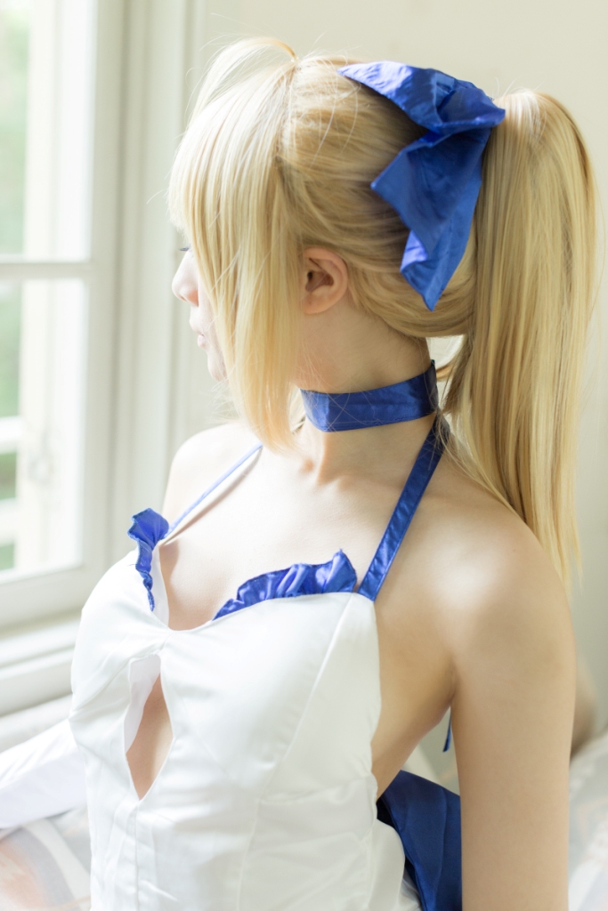 兔玩映画系列 写真-白saber