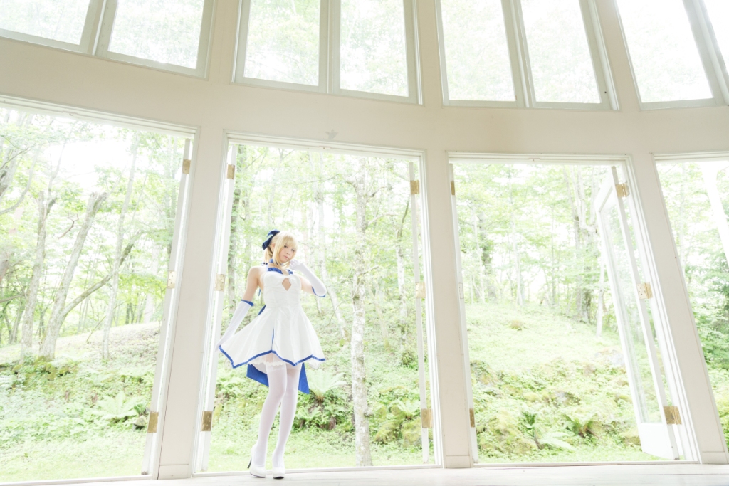 兔玩映画系列 写真-白saber