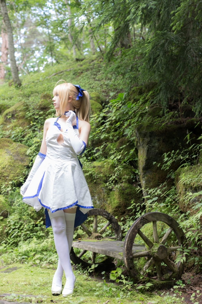 兔玩映画系列 写真-白saber