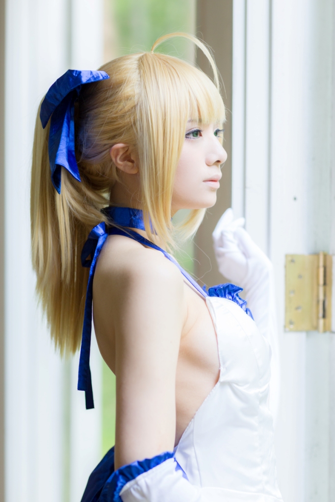 兔玩映画系列 写真-白saber