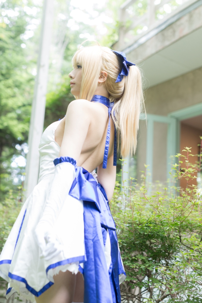 兔玩映画系列 写真-白saber