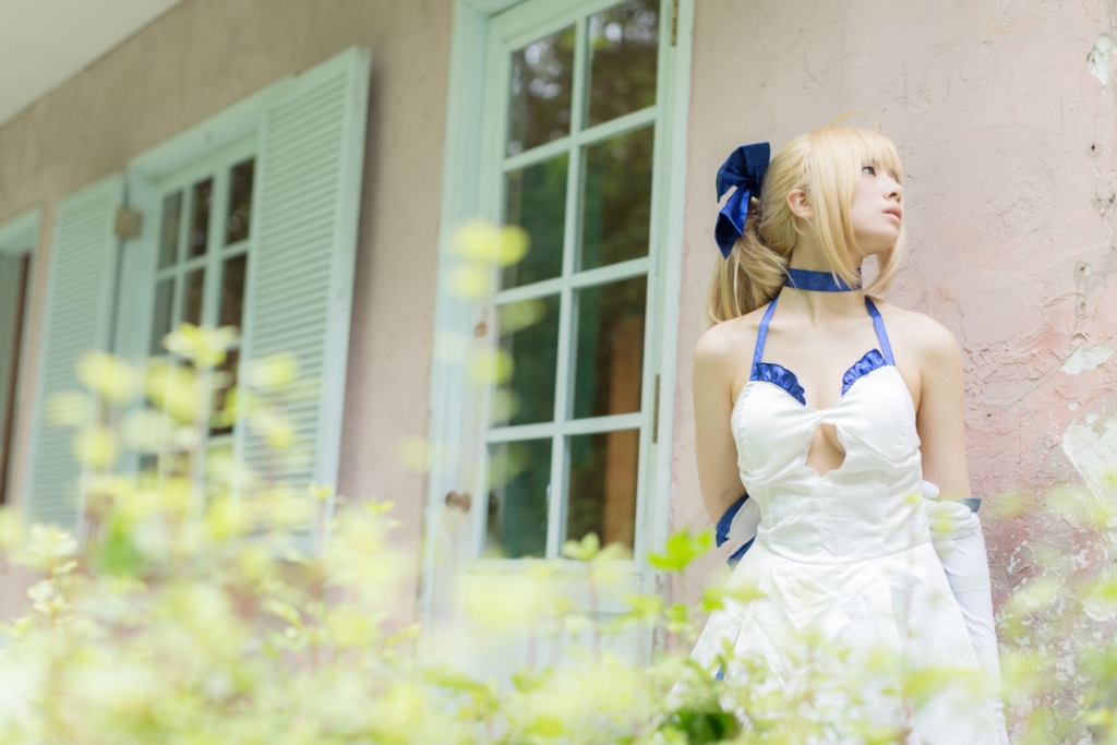 兔玩映画系列 写真-白saber