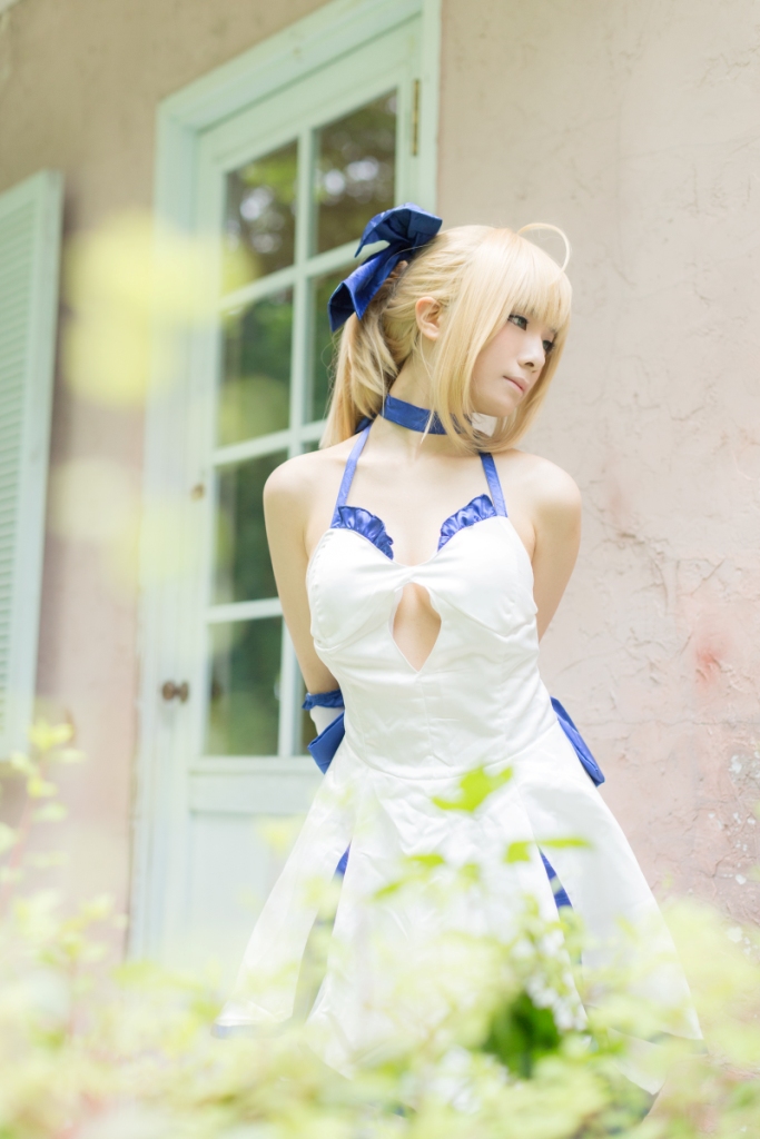 兔玩映画系列 写真-白saber