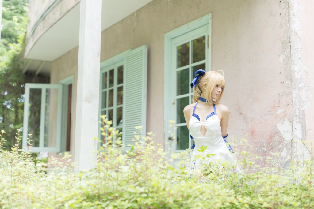 兔玩映画系列 写真-白saber