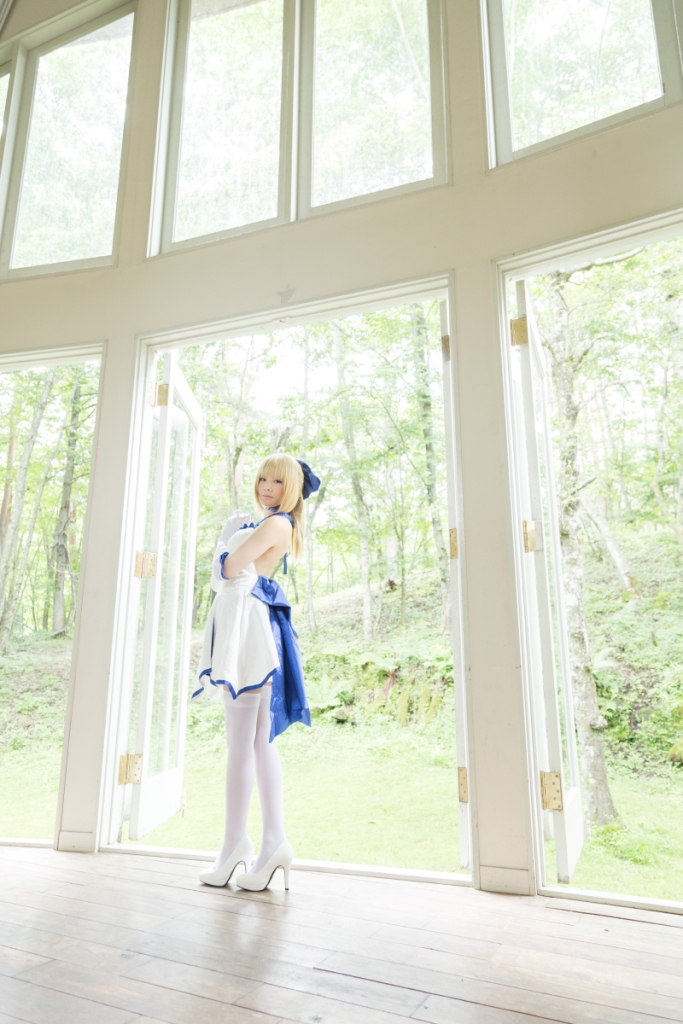 兔玩映画系列 写真-白saber