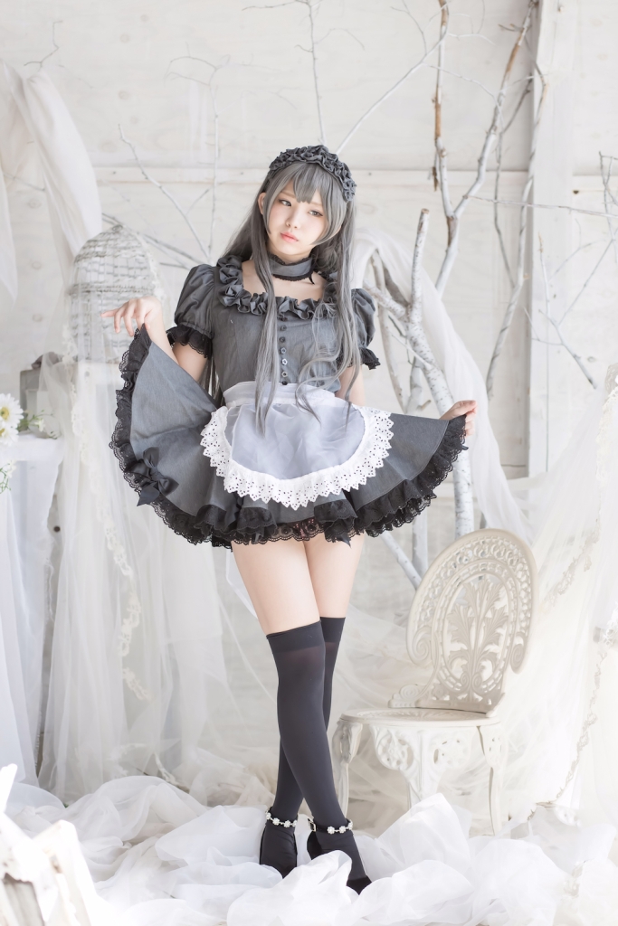 兔玩映画系列 写真-黑女仆