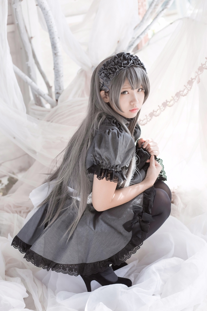 兔玩映画系列 写真-黑女仆