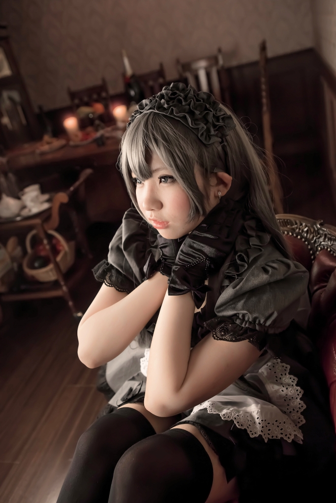 兔玩映画系列 写真-黑女仆