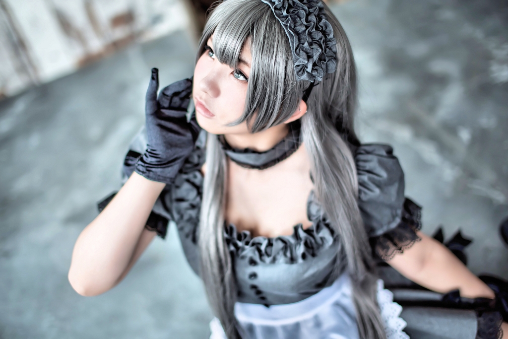 兔玩映画系列 写真-黑女仆