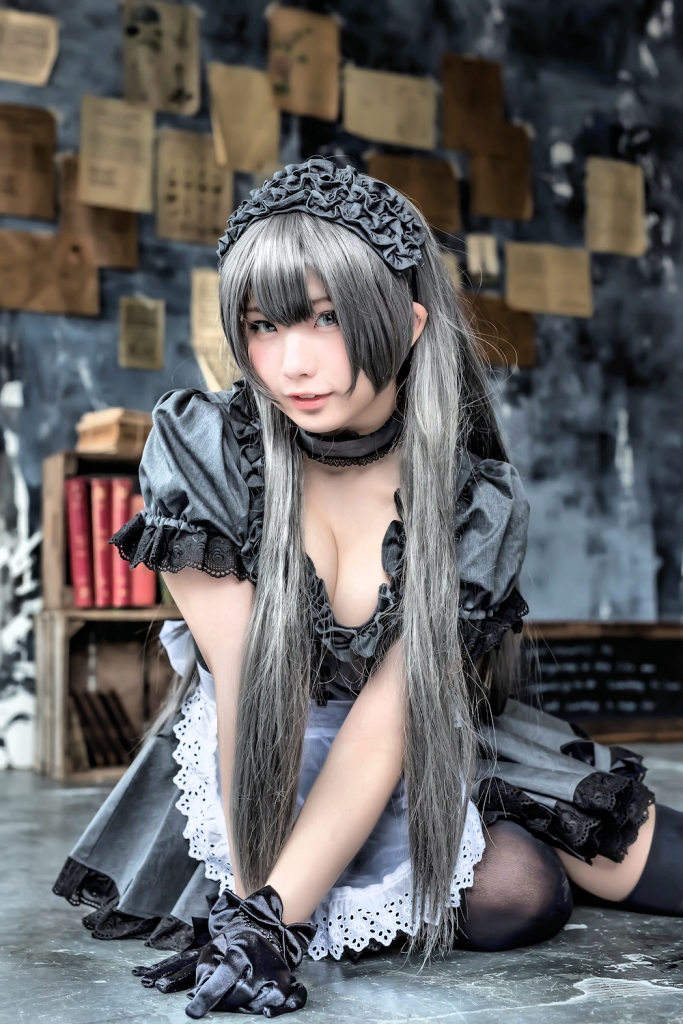 兔玩映画系列 写真-黑女仆