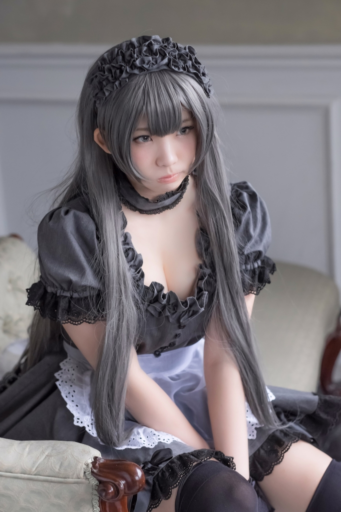 兔玩映画系列 写真-黑女仆