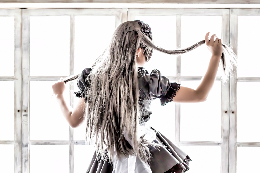 兔玩映画系列 写真-黑女仆