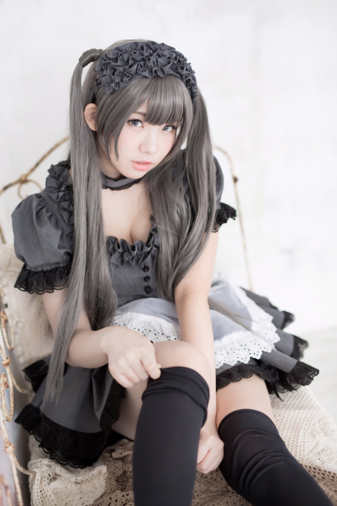 兔玩映画系列 写真-黑女仆