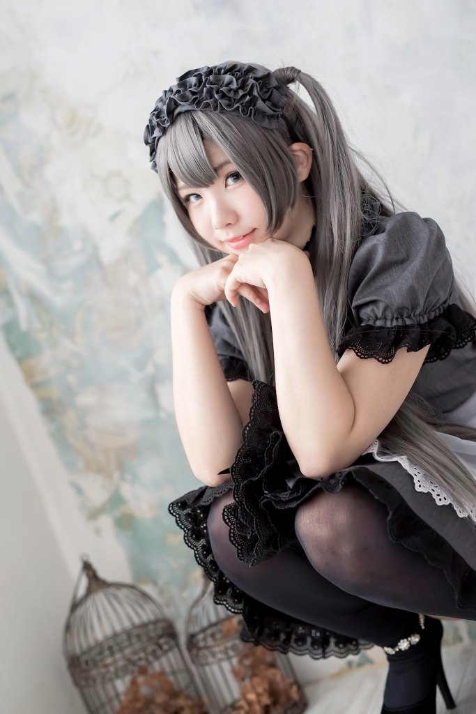 兔玩映画系列 写真-黑女仆