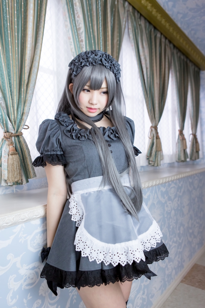 兔玩映画系列 写真-黑女仆