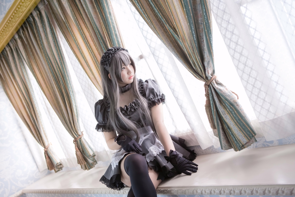 兔玩映画系列 写真-黑女仆