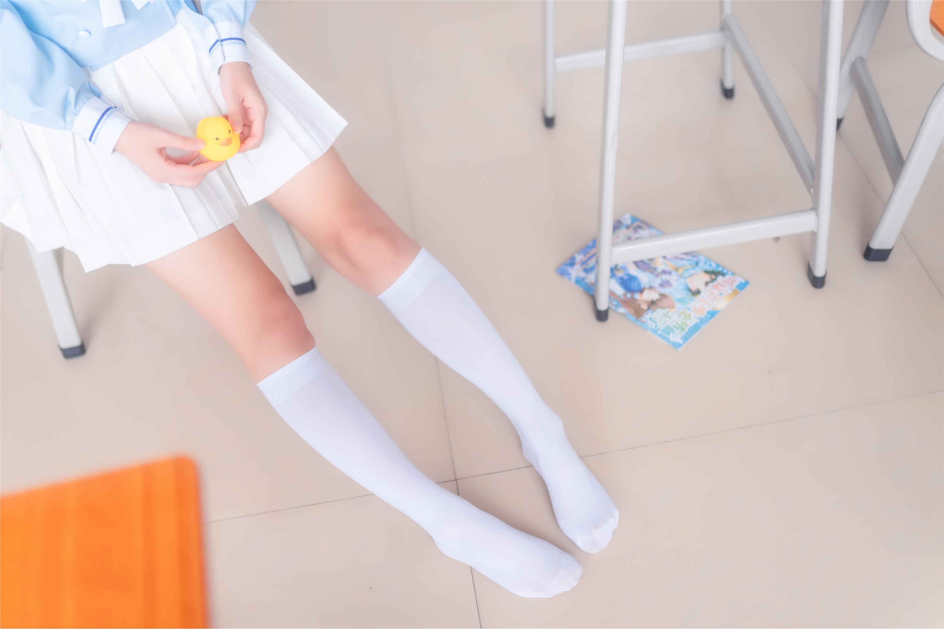 喵糖映画  VOL.009 小黄鸭与白丝