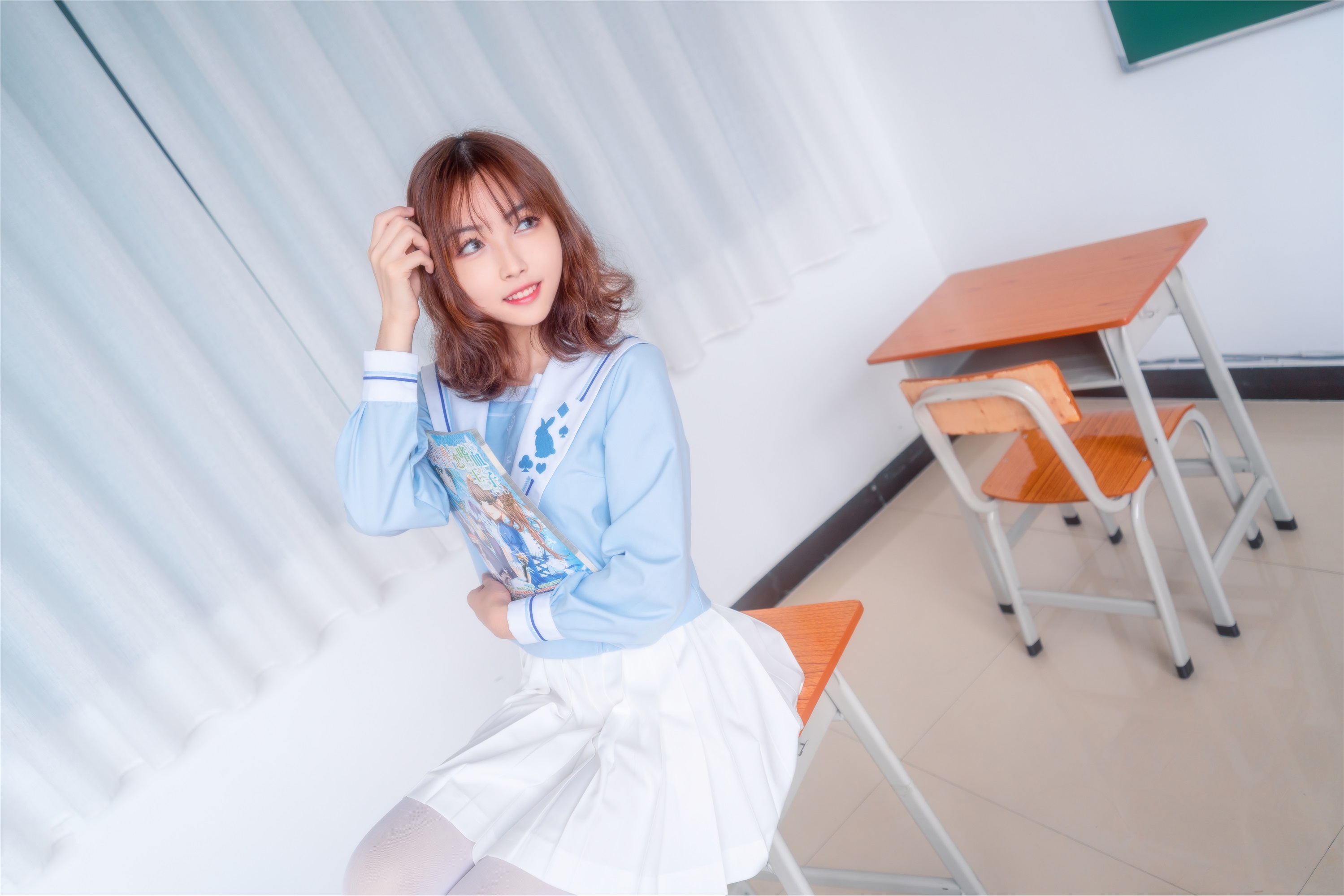 喵糖映画  VOL.009 小黄鸭与白丝