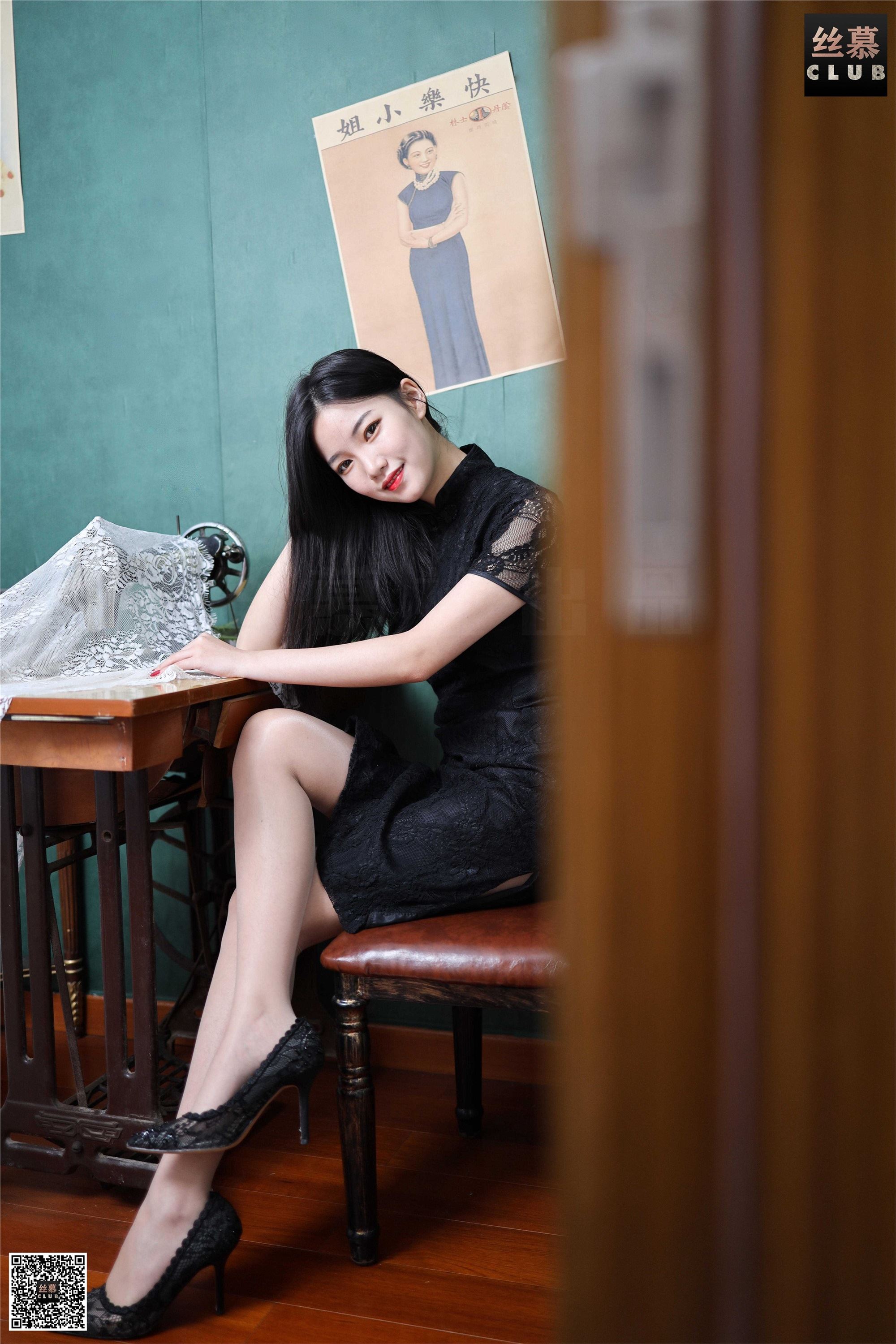 丝慕写真 SM113 文欣的蕾丝旗袍