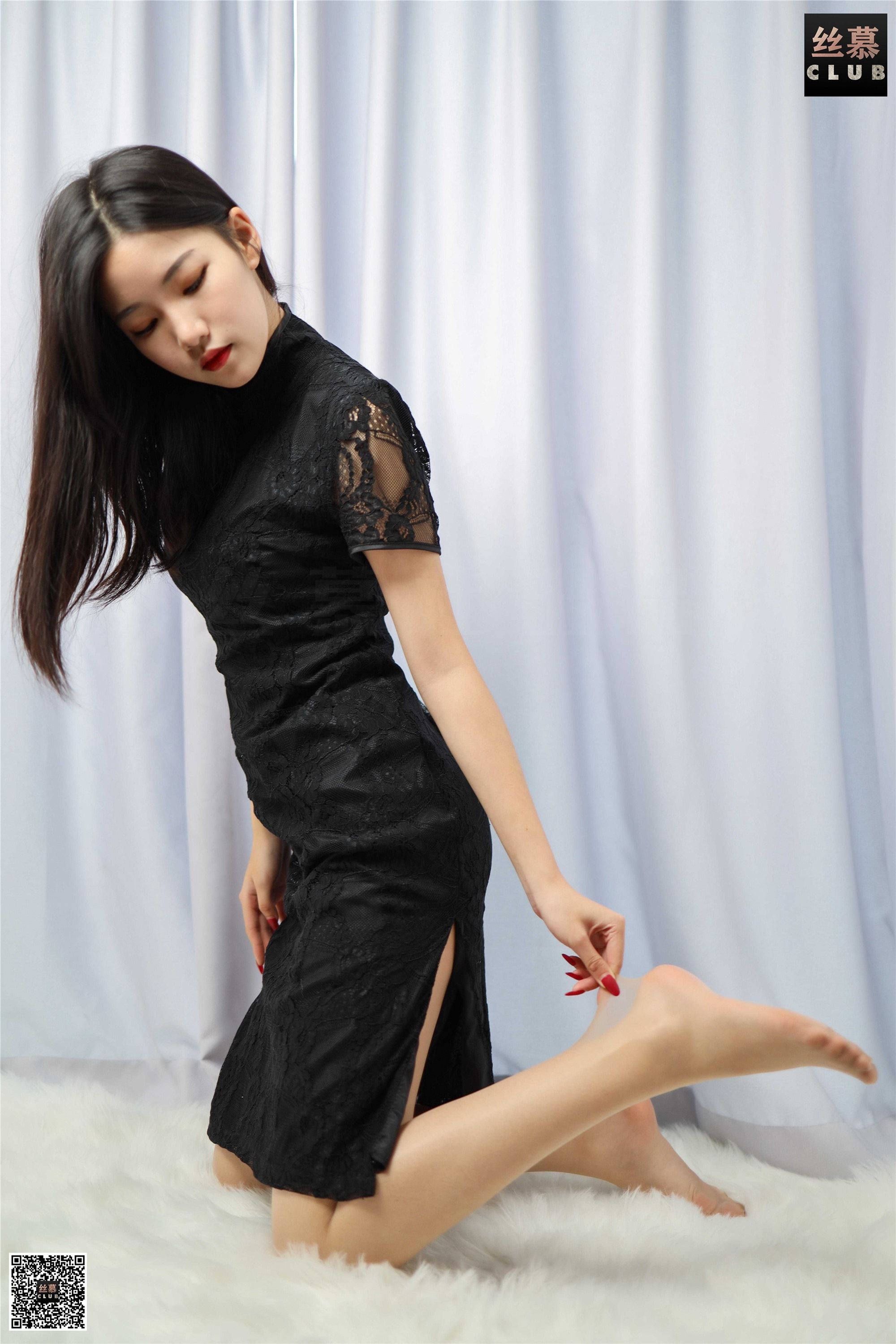 丝慕写真 SM113 文欣的蕾丝旗袍